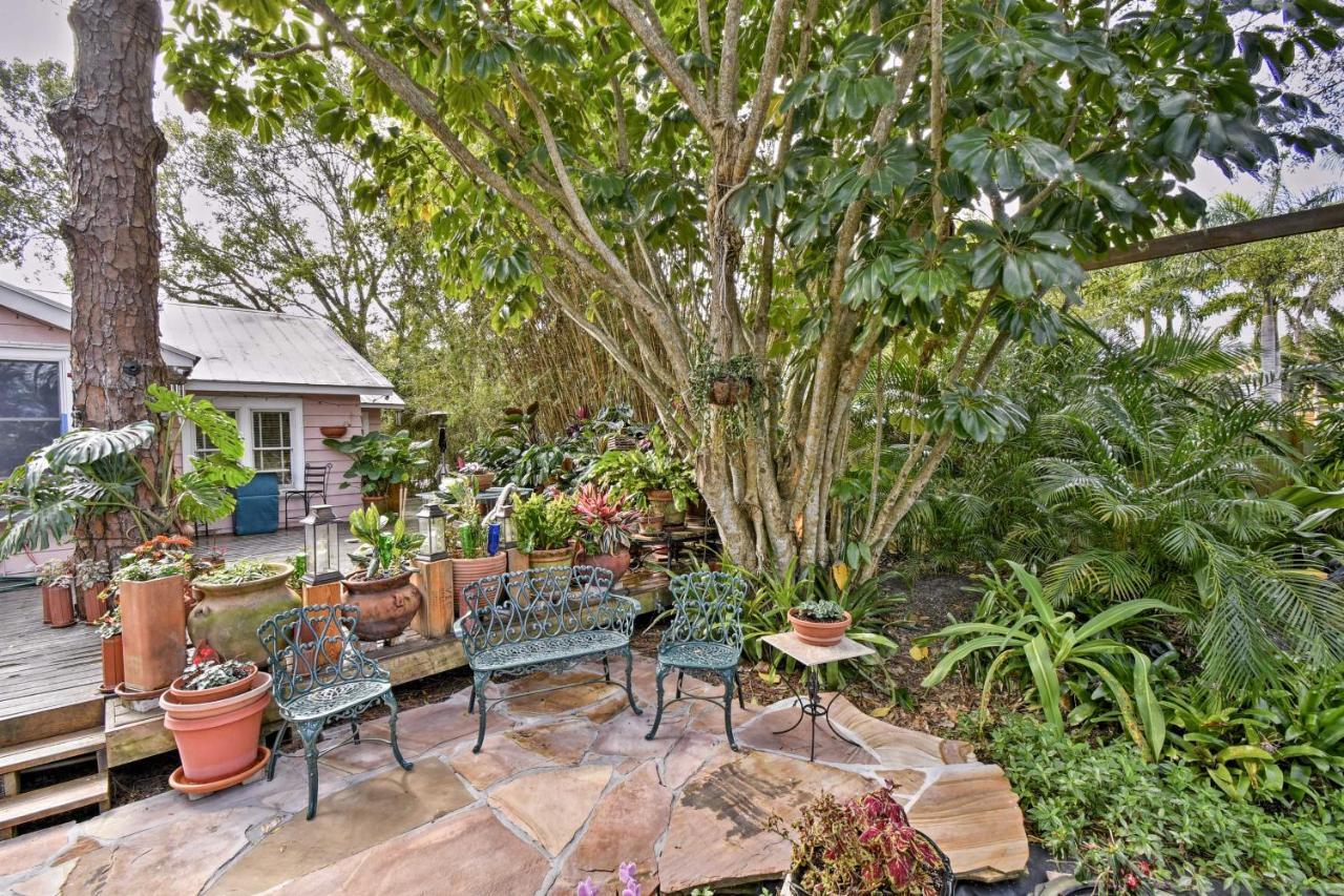 Sarasota Bungalow With Pergola, Garden And Waterfalls! Vila Exterior foto